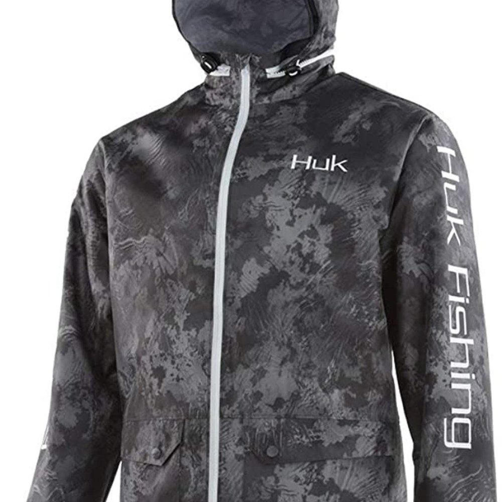 HUK Fishing Camo Breaker Camo Packable Jacket